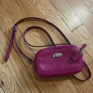 Coach purple crossbody bag